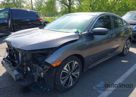 2018 Honda Civic Ex-T z USA, uszkodzony, nr VIN 2HGFC1F3XJH644466